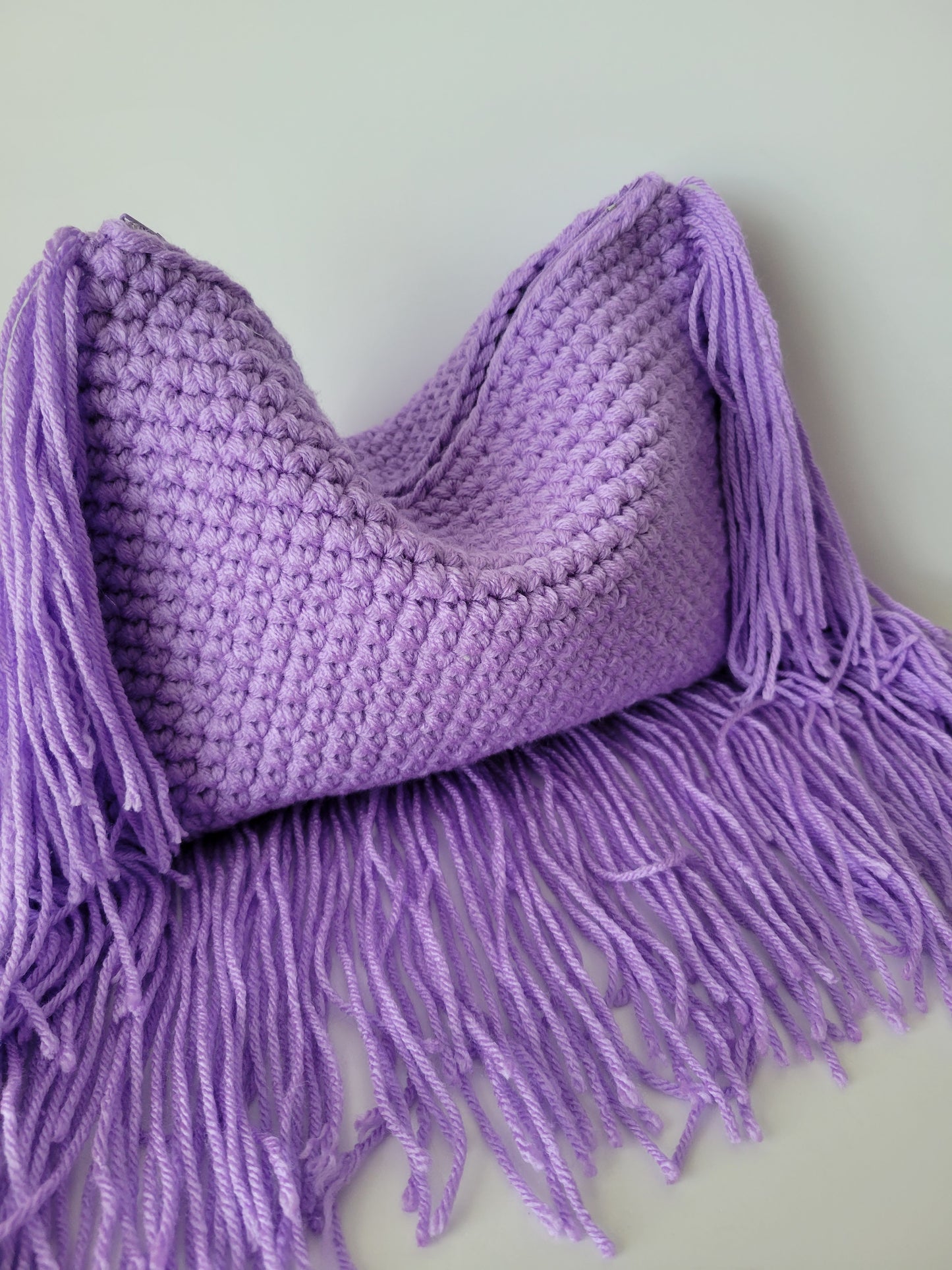 Prima Donna | Lilac Acrylic Fringe Londyn