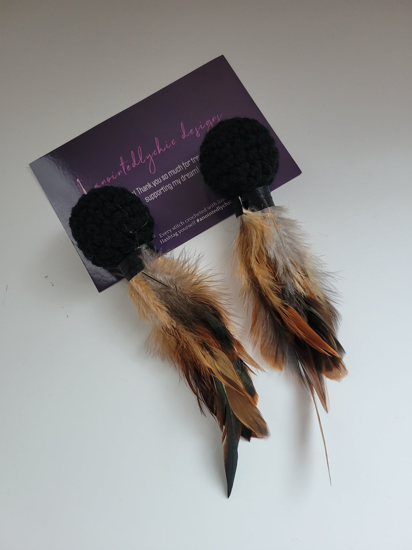 Black Nude Feather