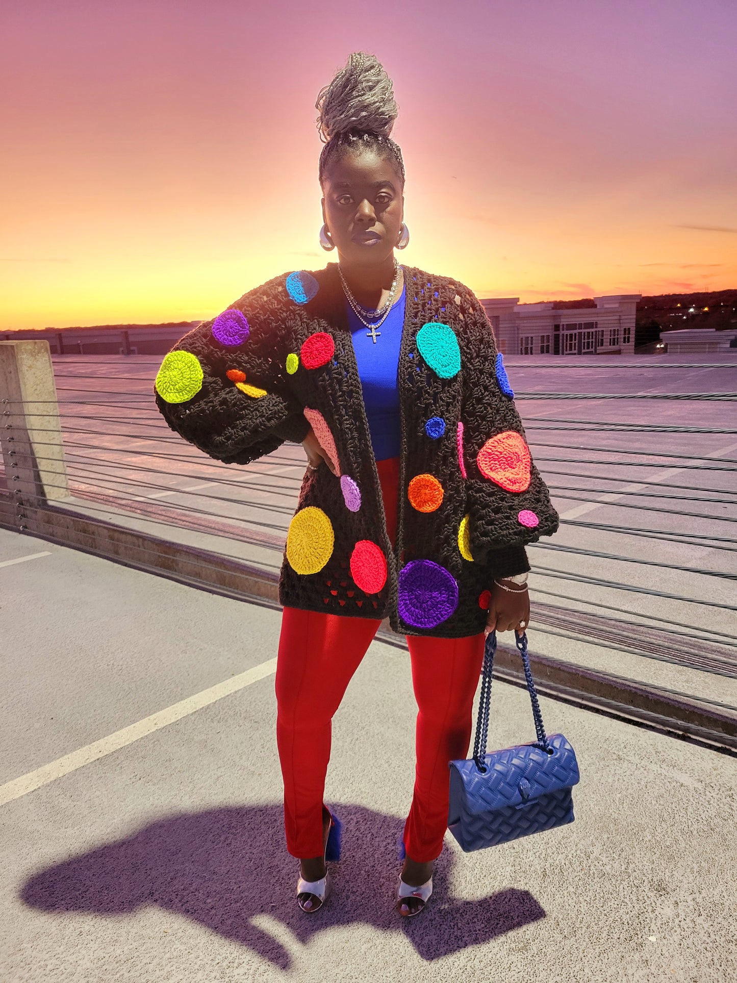 Polka Cardigan