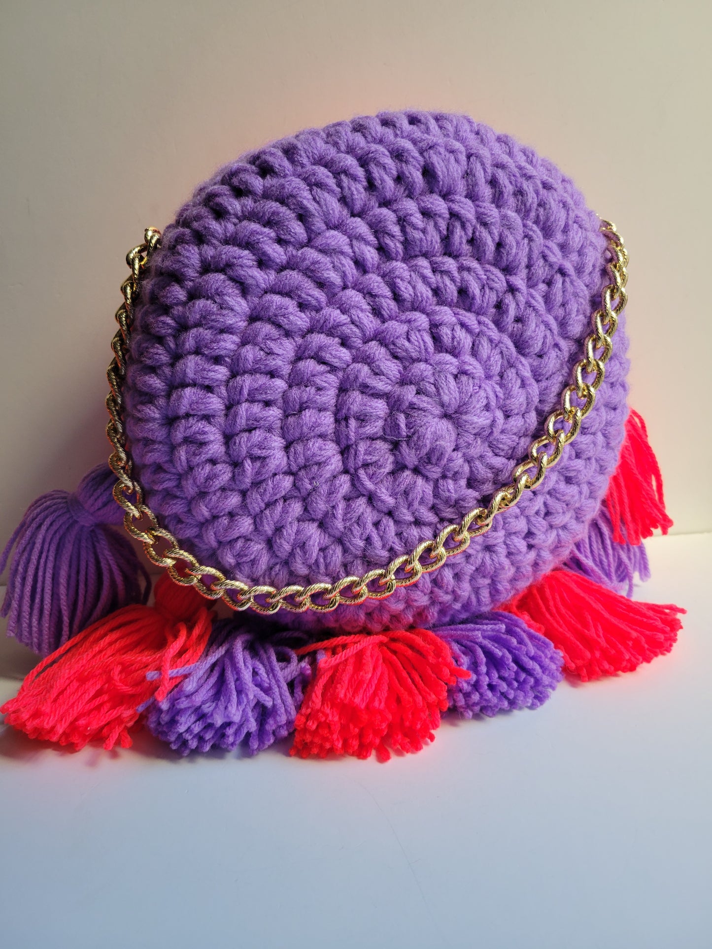 Lilac and Bright Pink Colorblock Melani