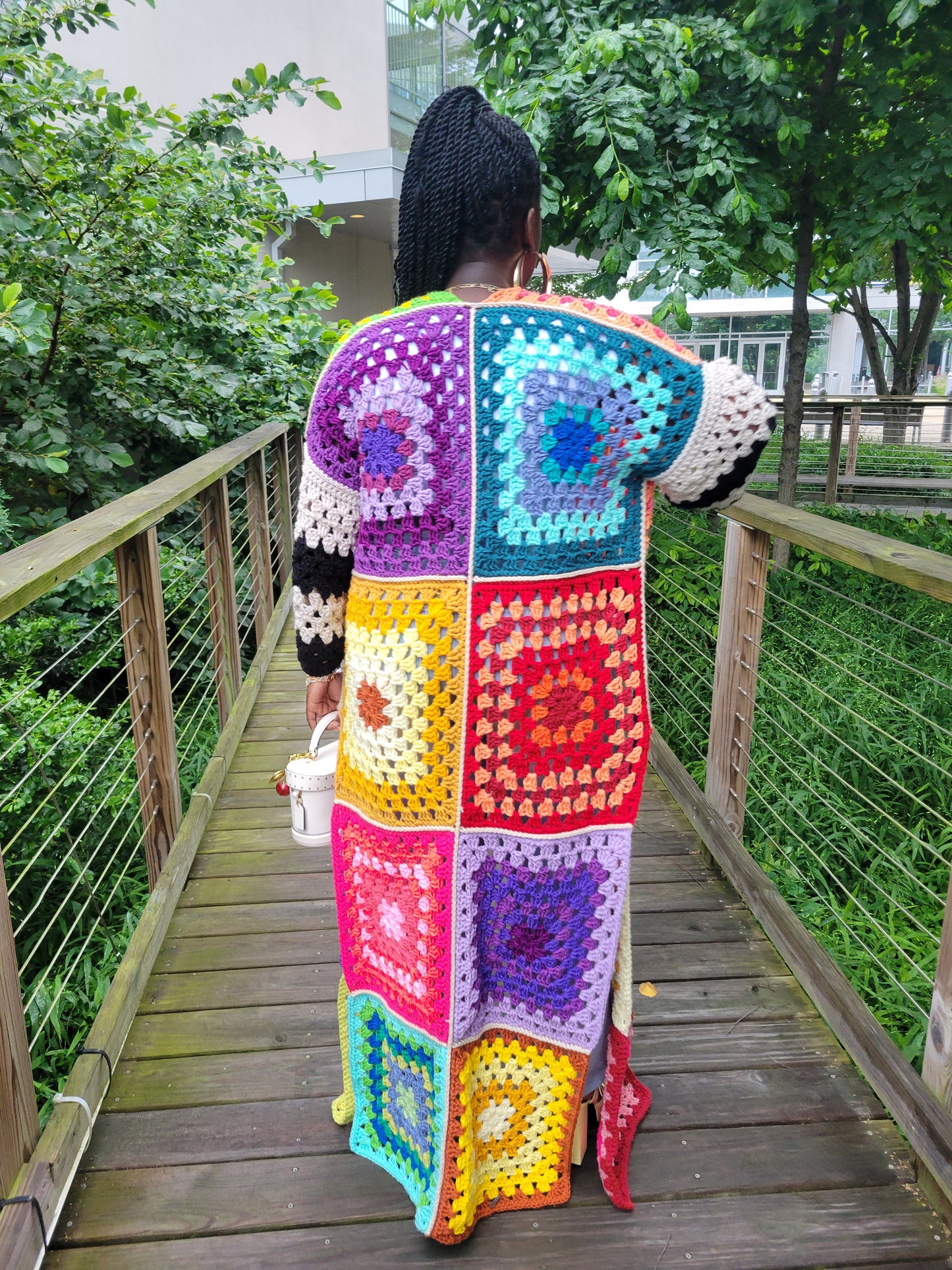 Granny Ombre Colorburst Duster
