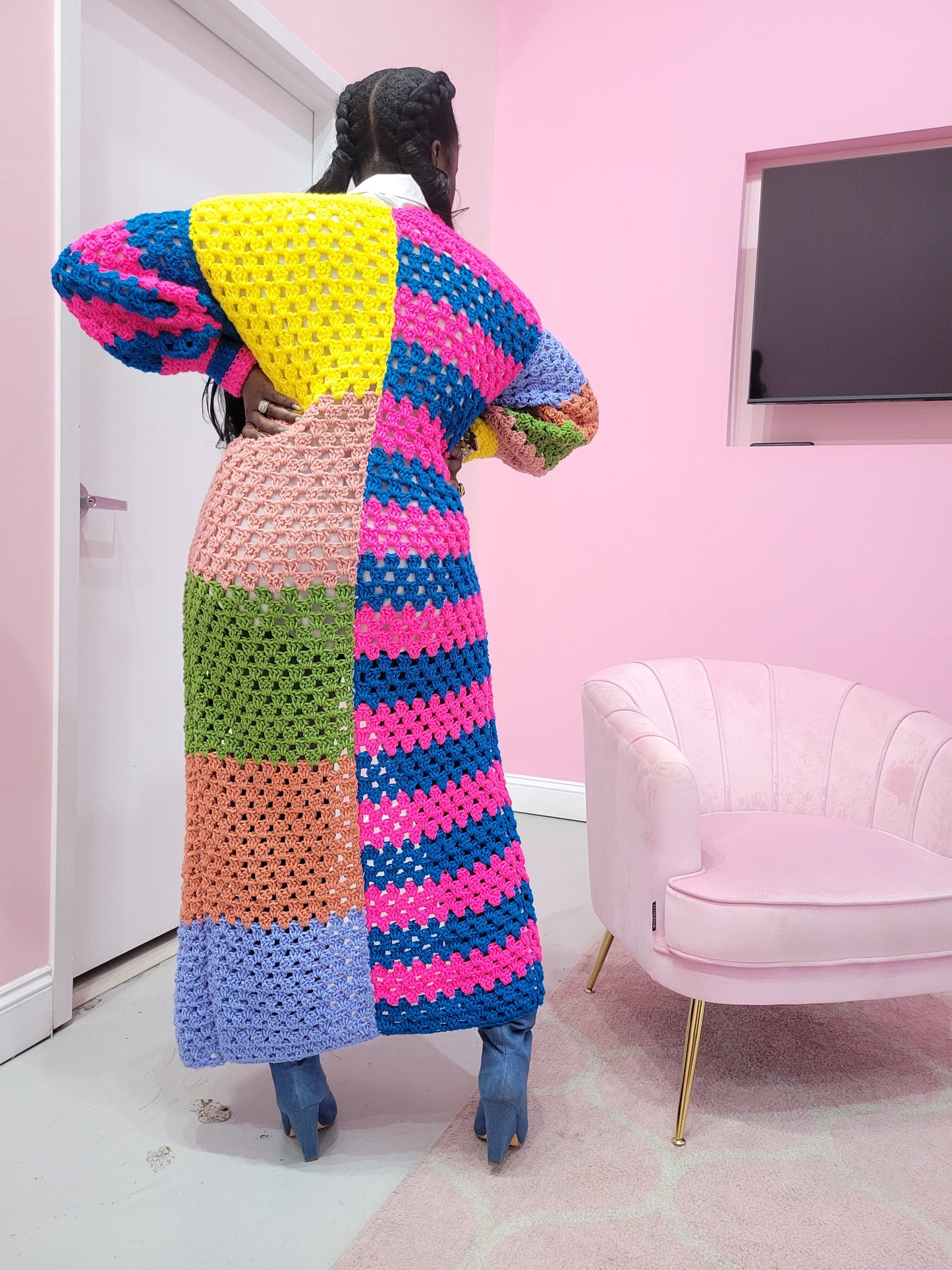 Abstract Cardigan (Read Details)