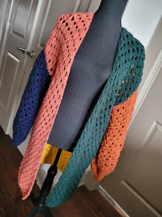 Colorblock Cardigan