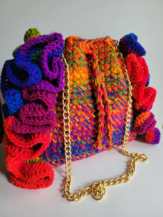 Kalei | Multi Primary Color Ruffle Drop Stella