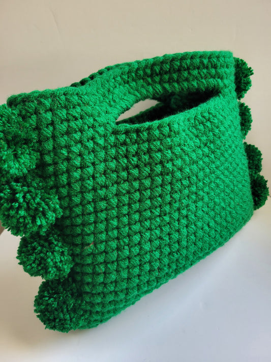 Prima Donna | Green Pompom Acrylic Melani