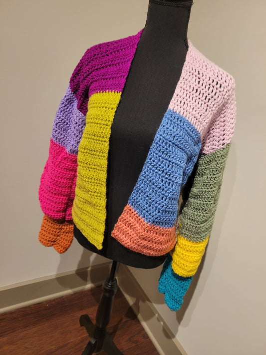 Colorblock Cardigan