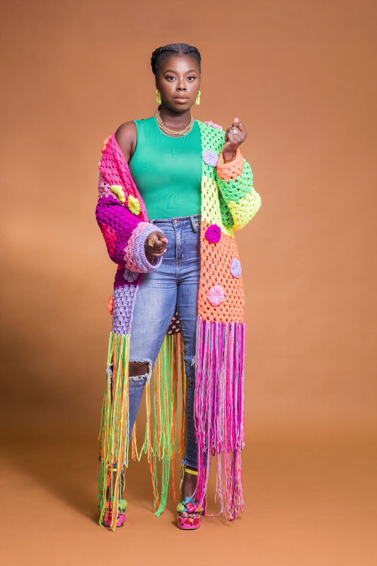 Tropicool Fringe Cardigan