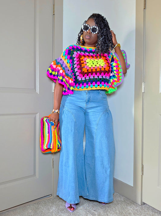Crop Drama Ruffle Top