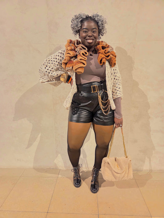 Drama Ruffle Collar Cardi