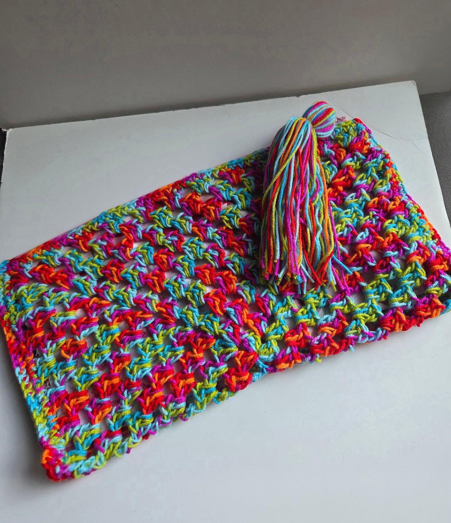Bright Rainbow Granny Square Londyn