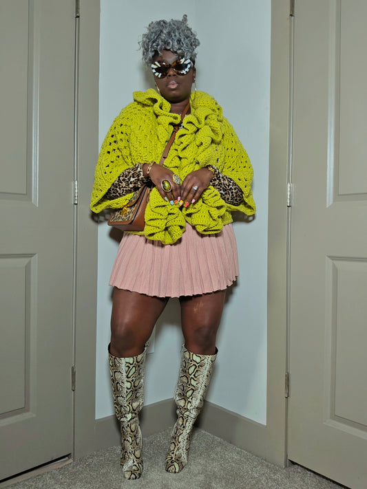 Statement Drama Ruffle Cardi