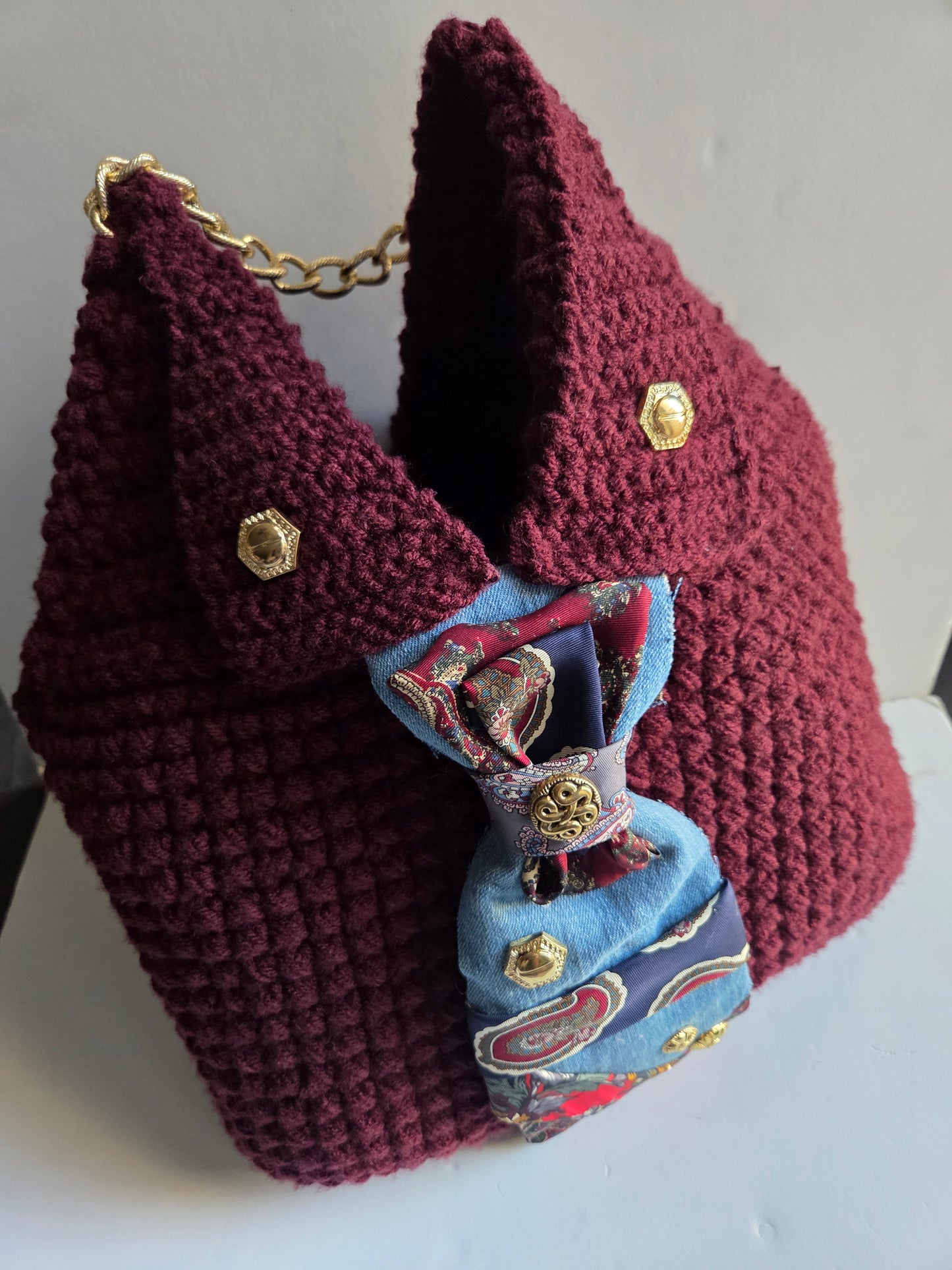 Tie Me Up | Burgundy Tie Melani