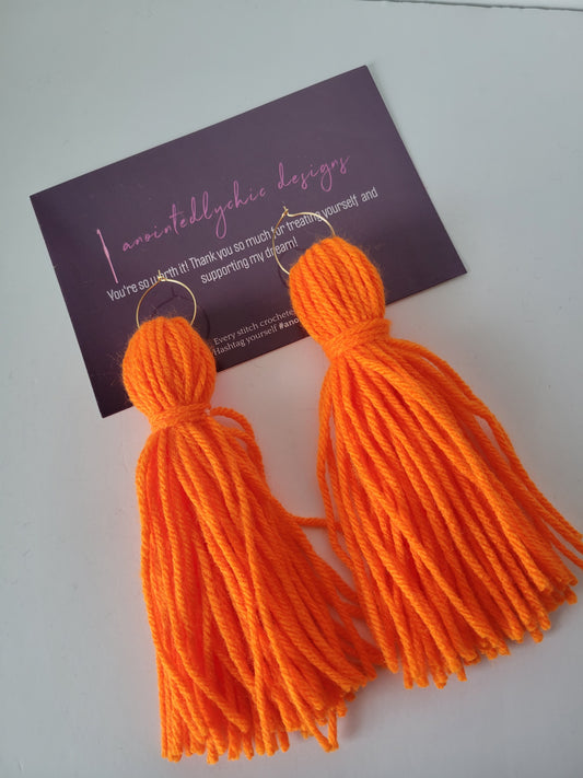 Bright Orange Tassel