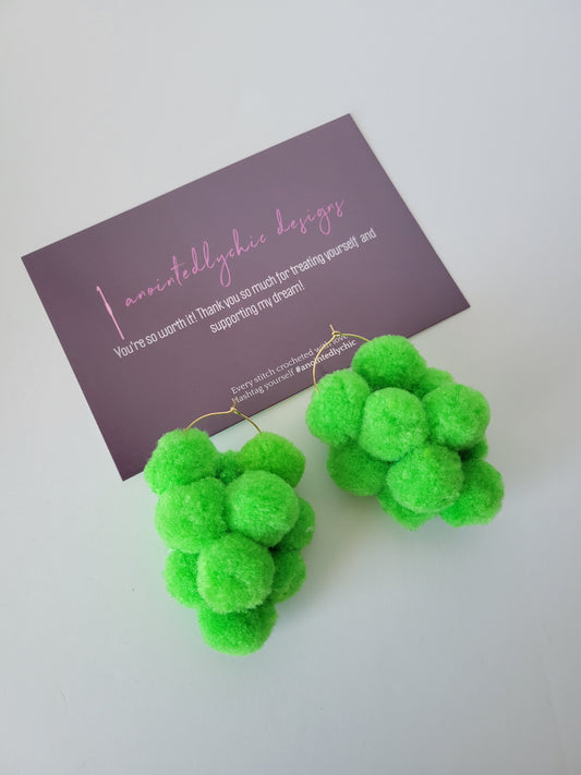 Neon Green Pompom